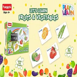 FUNSKOOL Fruits n Vegetables 32 Large Size Puzzles 9421400